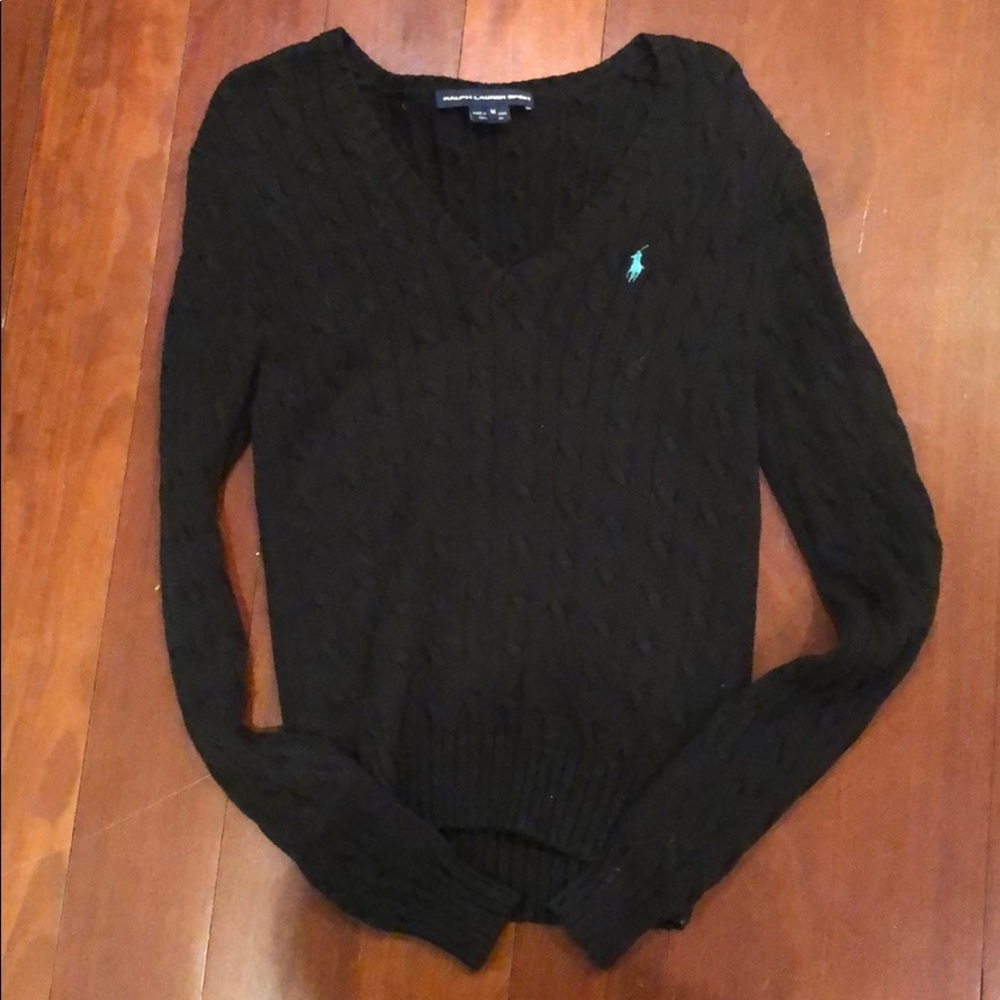 Cable knit sweater